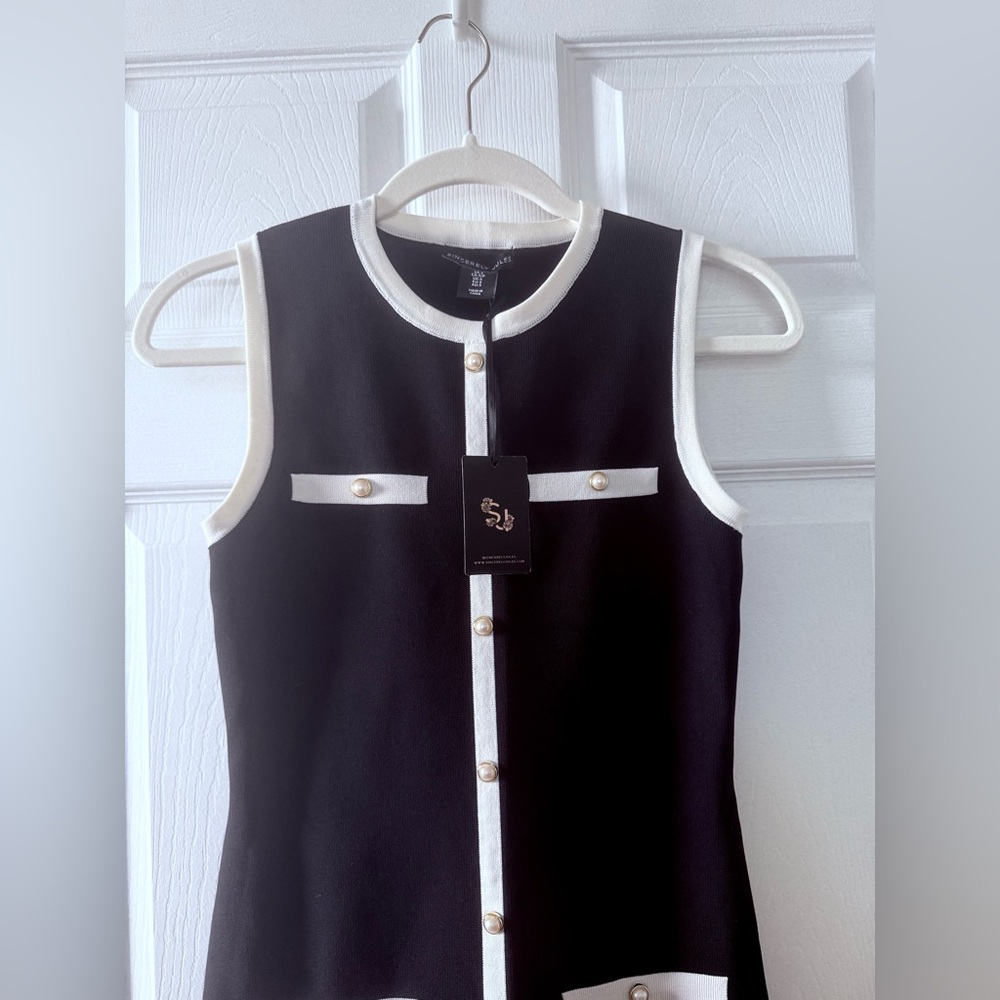 Sincerely Jules Black and White Dress - Picture 5 of 8